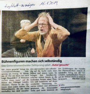 Tagblatt Anzeiger 16.1.2019